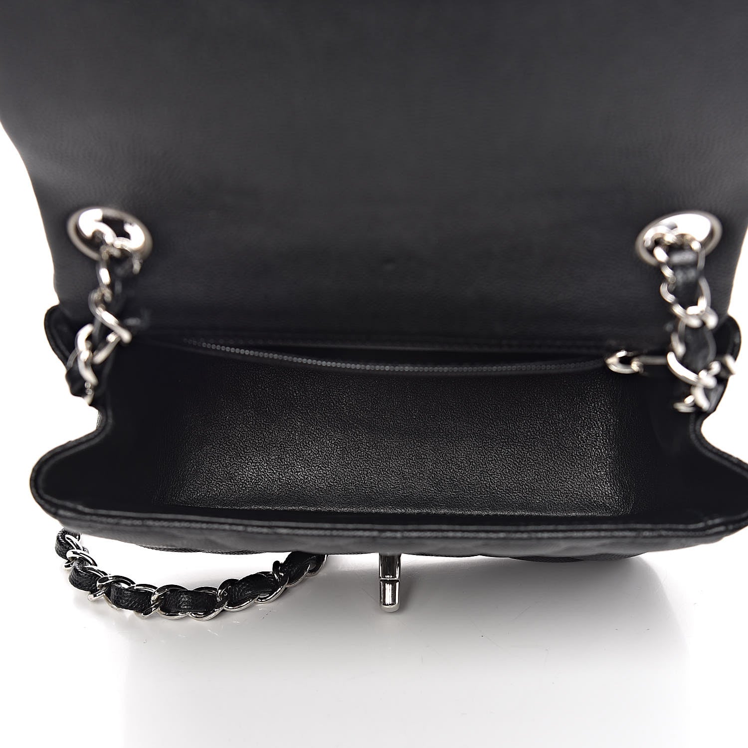 Chanel Caviar Quilted Mini Square Flap Black 5 of 15