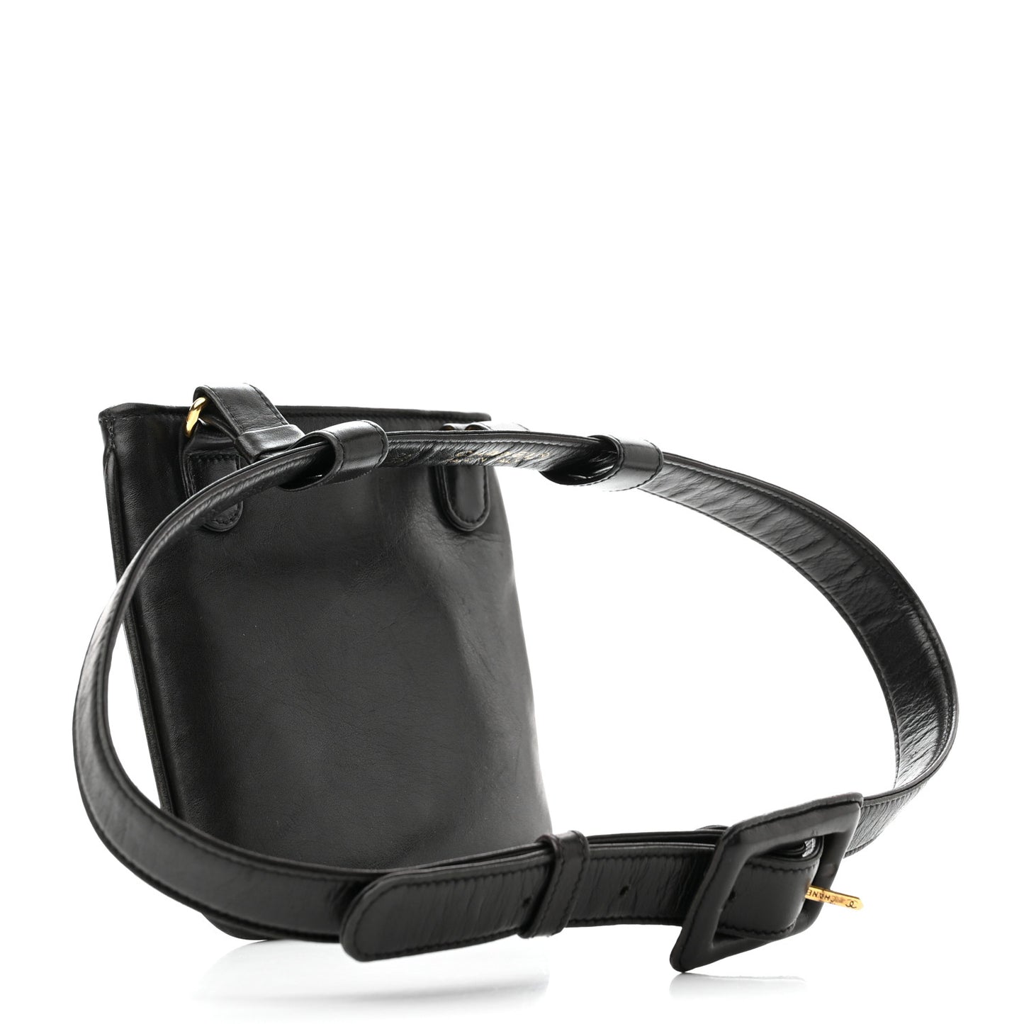 Lambskin CC Waist Belt Bag 75 30 Black