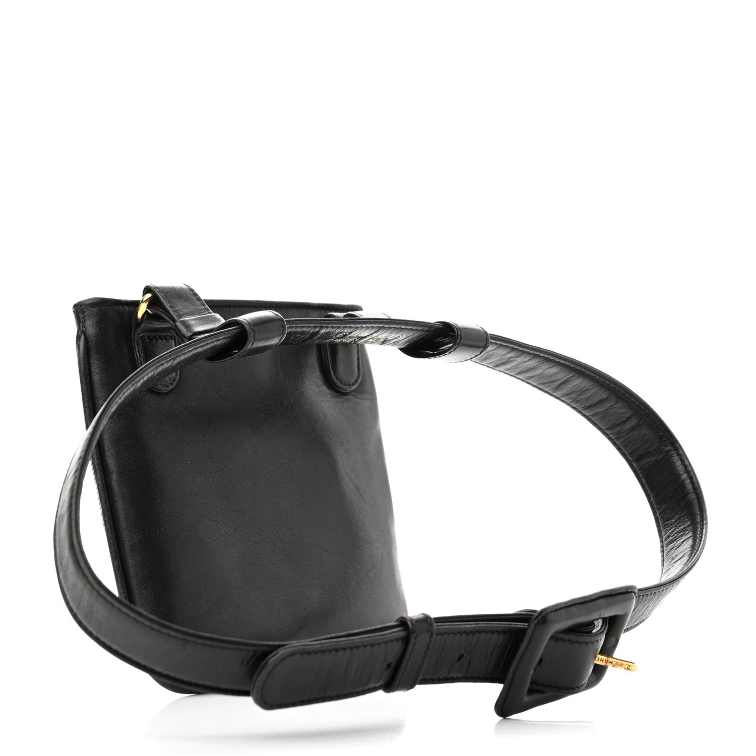 Chanel Lambskin CC Waist Belt Bag 75 30 Black 3 of 13