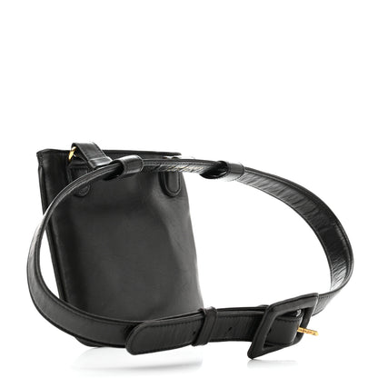 Chanel Lambskin CC Waist Belt Bag 75 30 Black 3 of 13