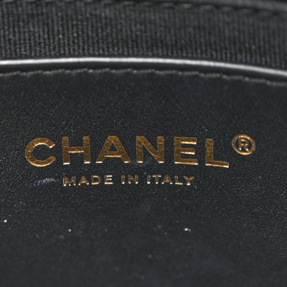 Chanel Metallic Calfskin Pearl Quilted CC Mini Camera Case Ruthenium 6 of 10