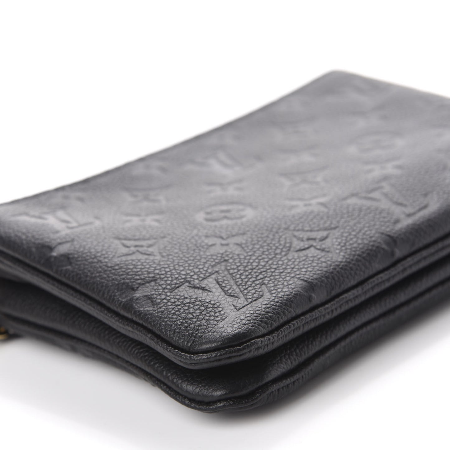 Empreinte Double Zip Pochette Black