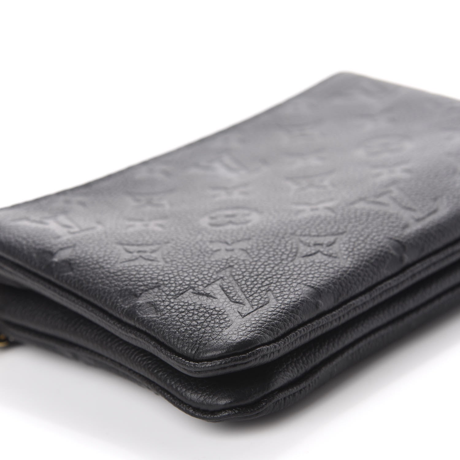 Louis Vuitton Empreinte Double Zip Pochette Black 6 of 12