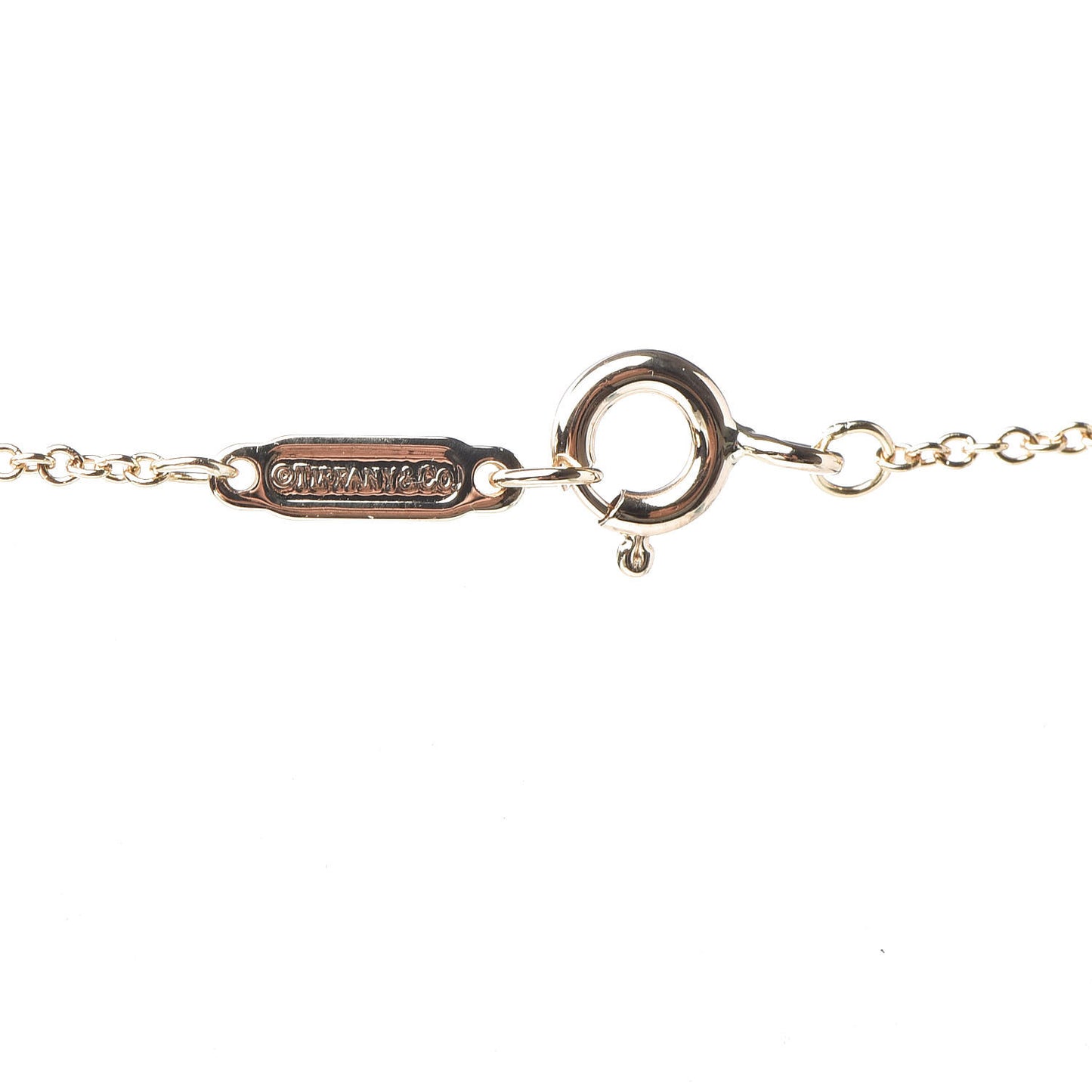 Platinum 18K Yellow Gold Diamond Schlumberger Lynn Pendant Necklace