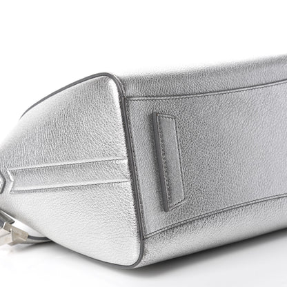 Givenchy Metallic Sugar Goatskin Small Antigona Silver 6 of 11