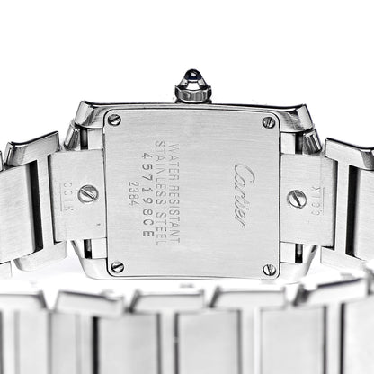 Cartier Stainless Steel 20mm Tank Francaise Quartz Watch 9 of 12