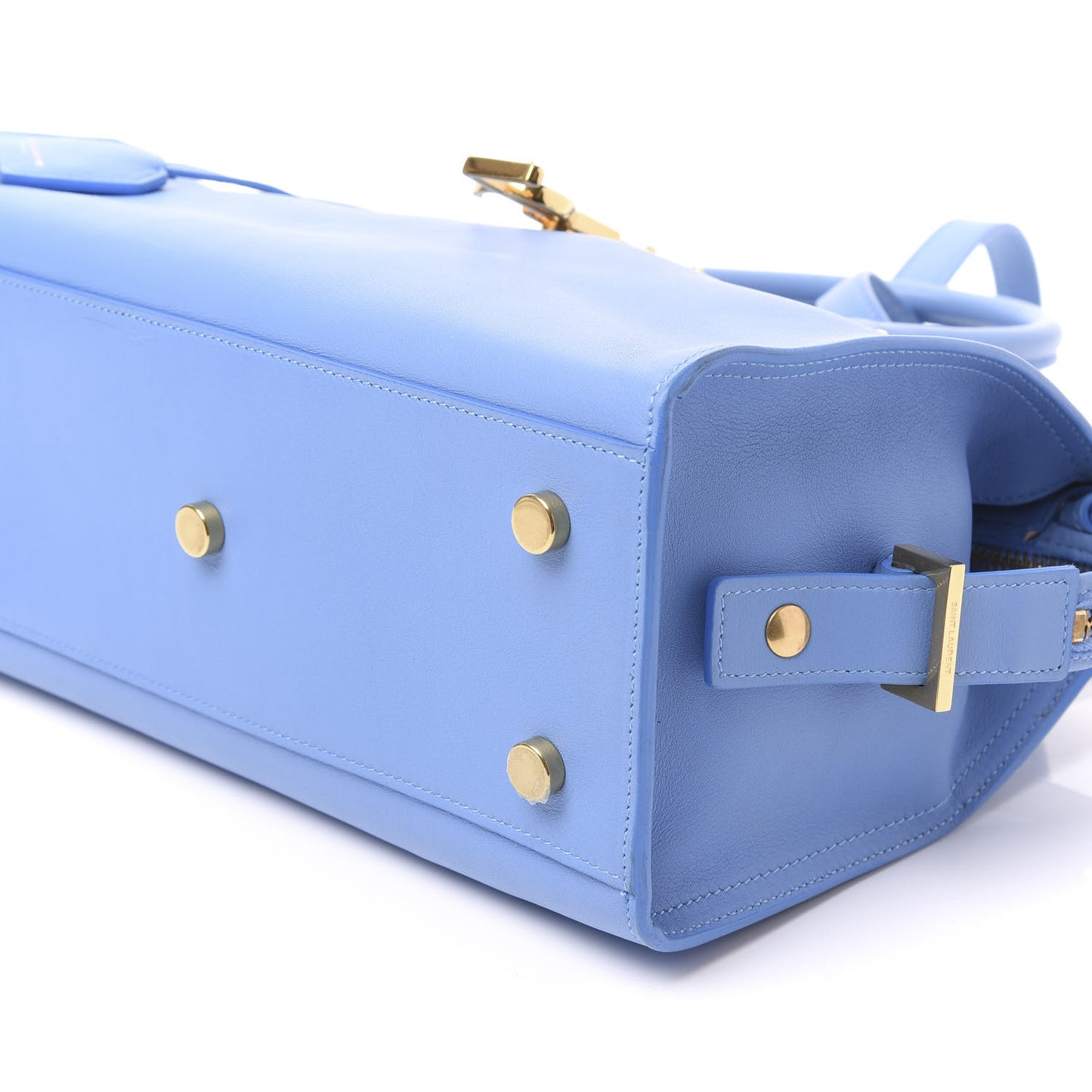 Calfskin Monogram Baby Cabas Blue Glacier