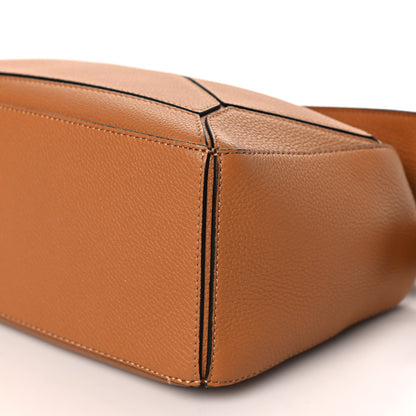 Loewe Soft Grained Calfskin Small Puzzle Bag Light Caramel 8 of 9