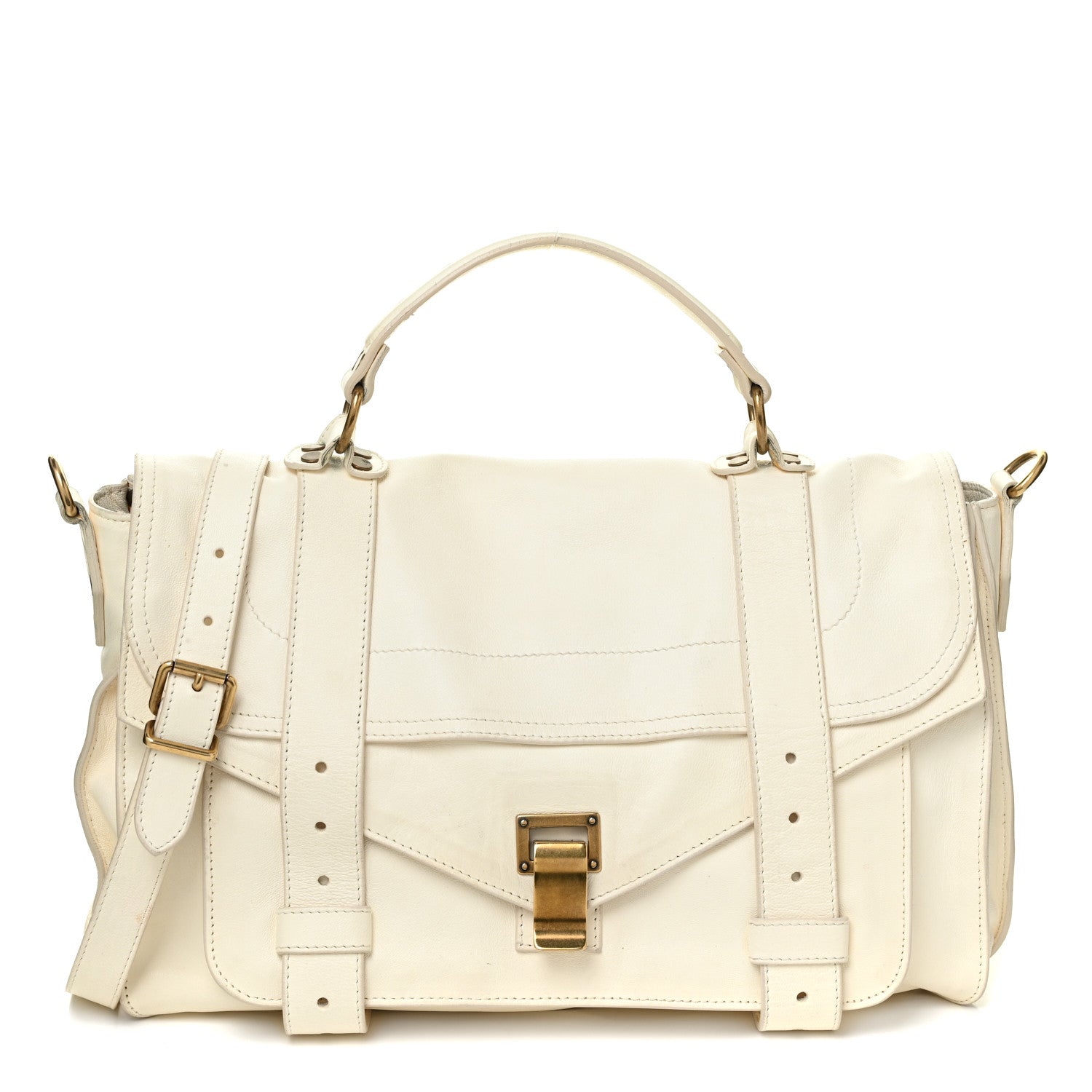 Proenza Schouler PS1 Satchel White 1 of 28