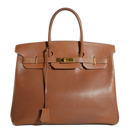 Hermes Courchevel Birkin 35 Gold 1 of 28