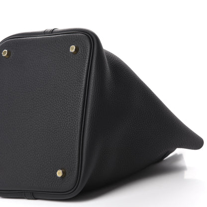 Hermes Taurillon Clemence Picotin Lock 22 MM Black 7 of 10
