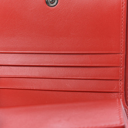 Christian Louboutin Patent Embossed Bi-Fold Wallet Silver 7 of 7