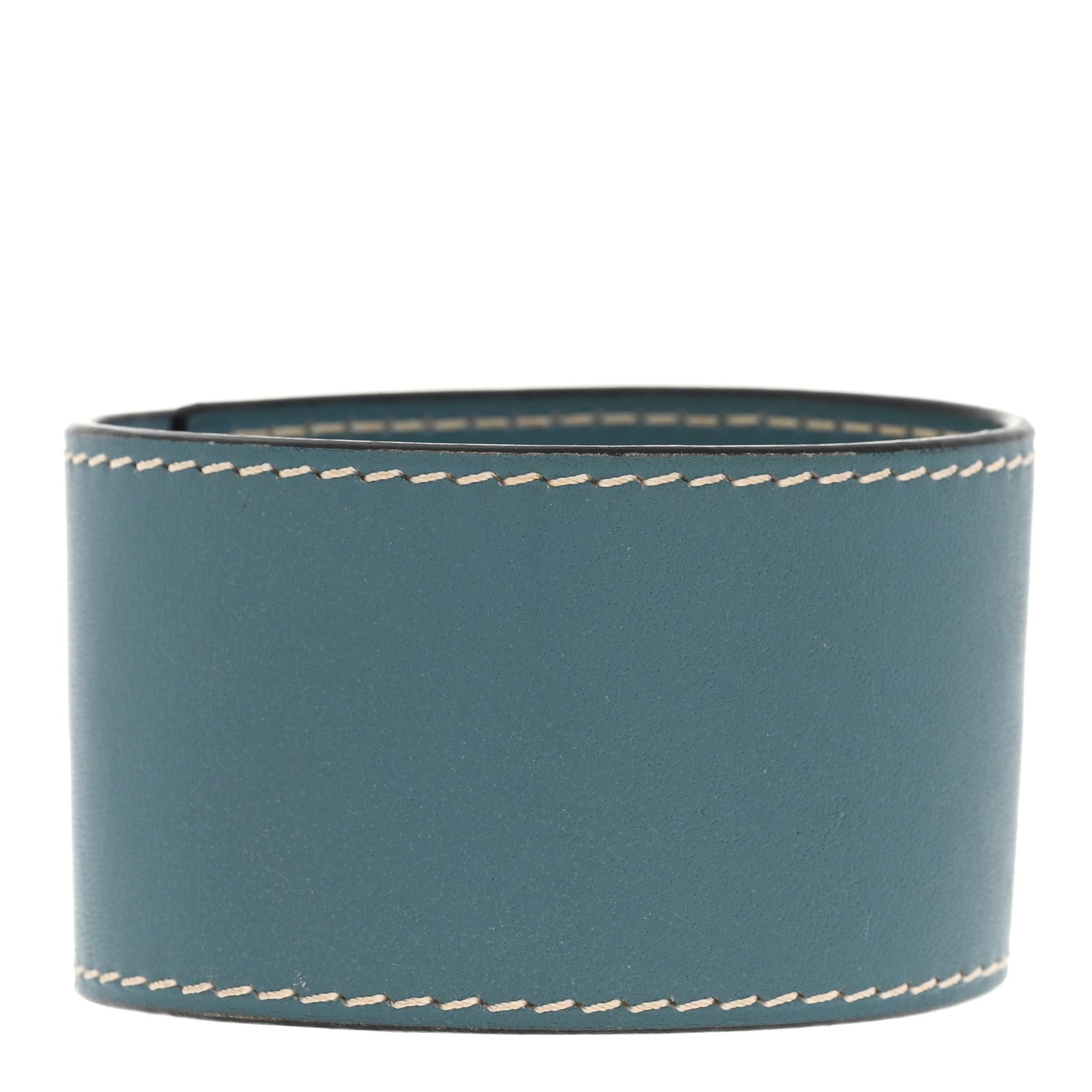 Hermes Swift Sac a Depeche Bracelet M Blue Jean 3 of 6