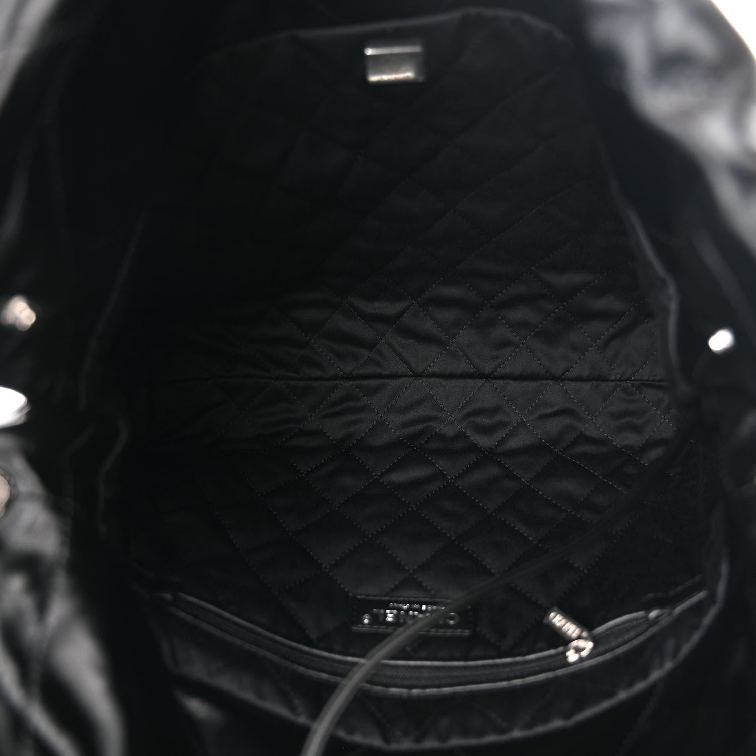 Chanel Shiny Calfskin Quilted Small Chanel 22 Black 5 of 11