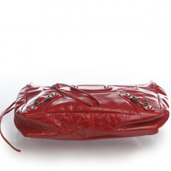 Balenciaga Chevre Porte Toilette Makeup Clutch True Red 4 of 13