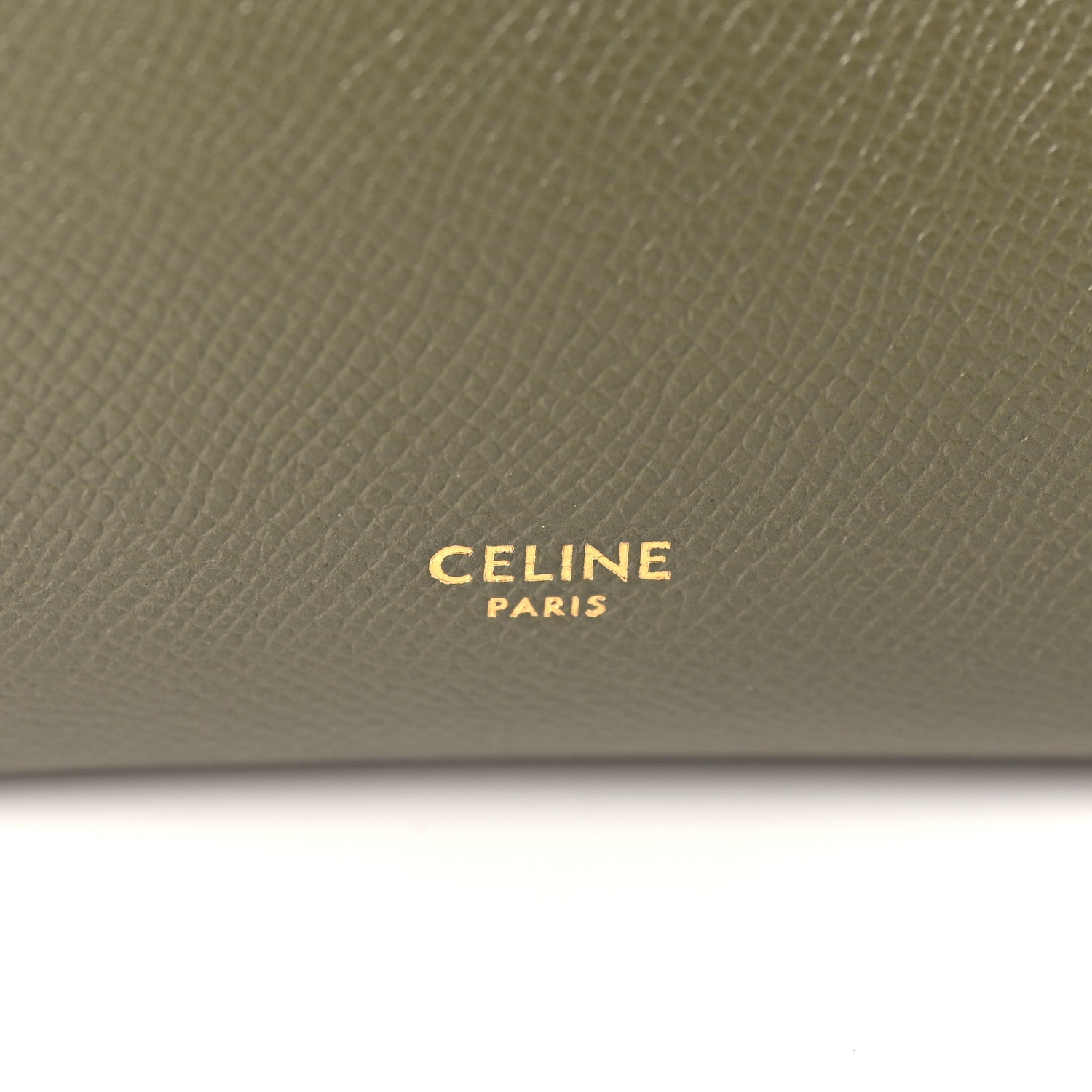 Celine Grained Calfskin Nano Belt Bag Army Green 6 of 9
