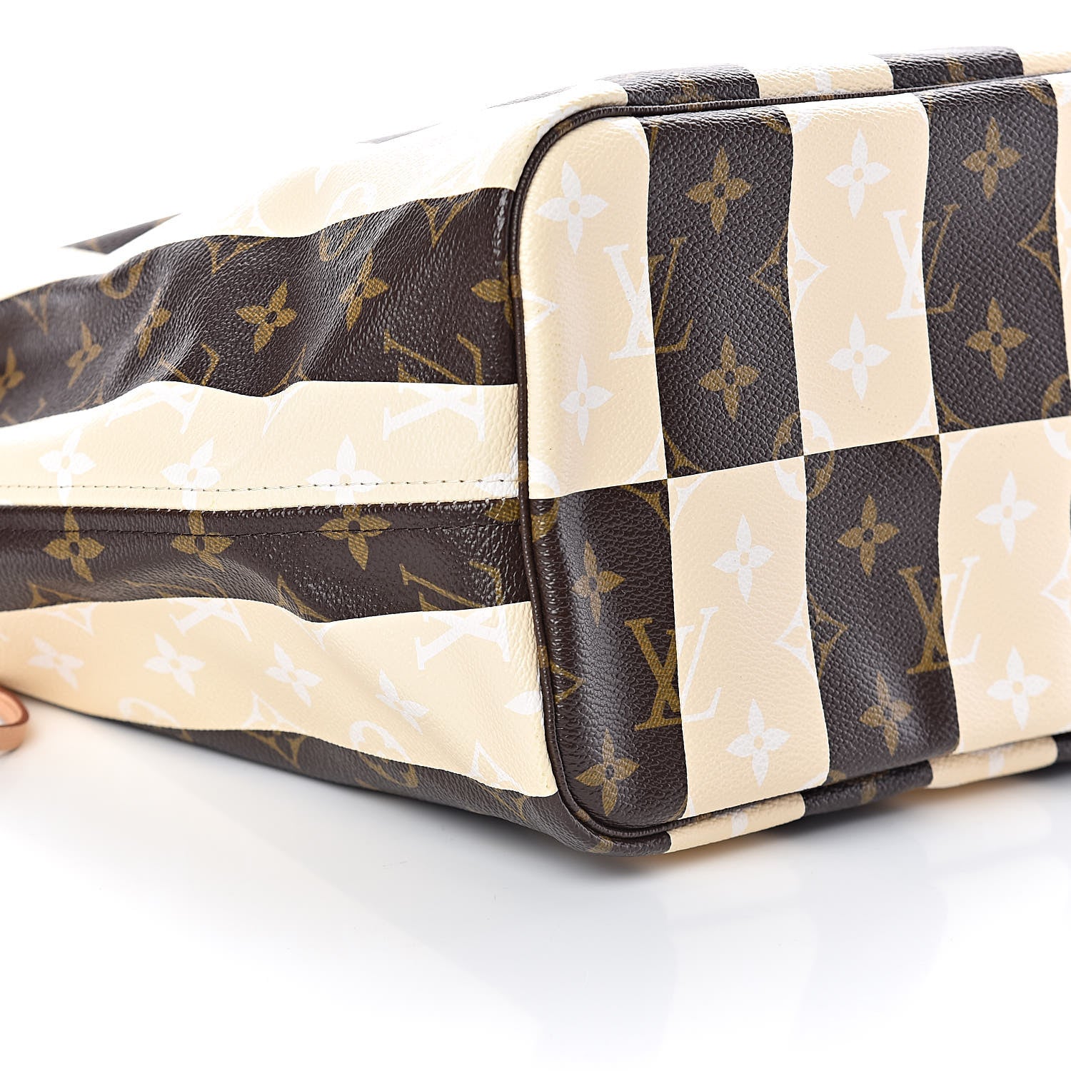 Louis Vuitton Monogram Rayures Neverfull MM 8 of 10