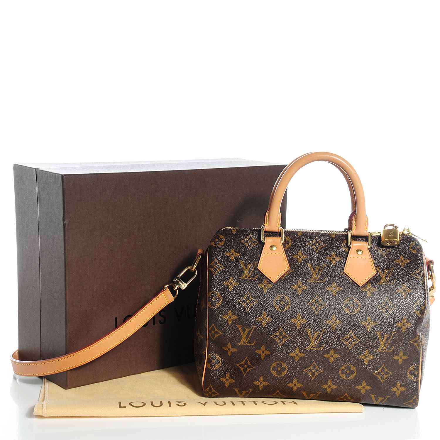 Louis Vuitton Monogram Speedy Bandouliere 25 6 of 9