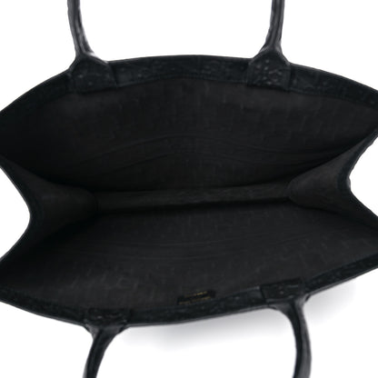 Christian Dior Oblique Calfskin Embossed Large Book Tote Black 7 of 12