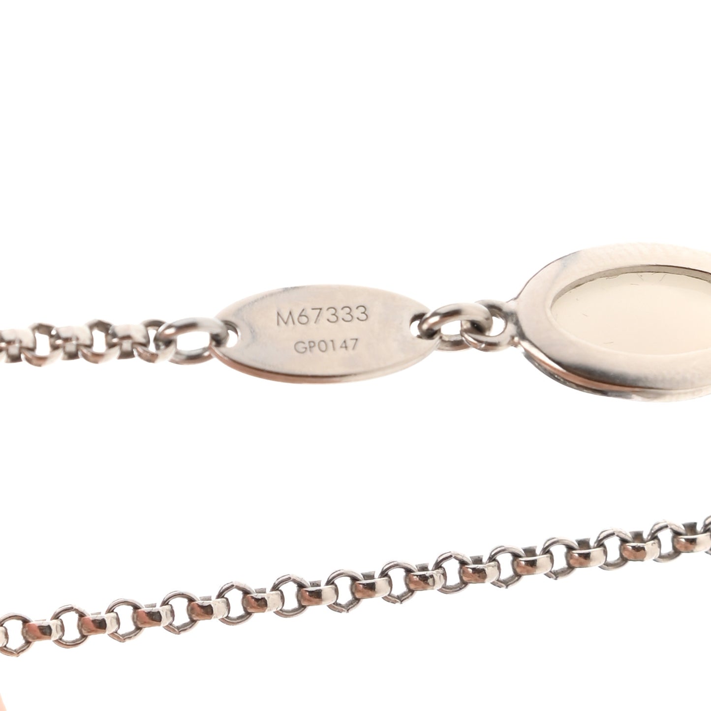 Colourgram Supple Long Sunglasses Chain Silver