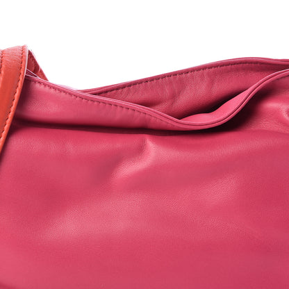 Loewe Calfskin Flamenco Shoulder Bag Magenta 8 of 10