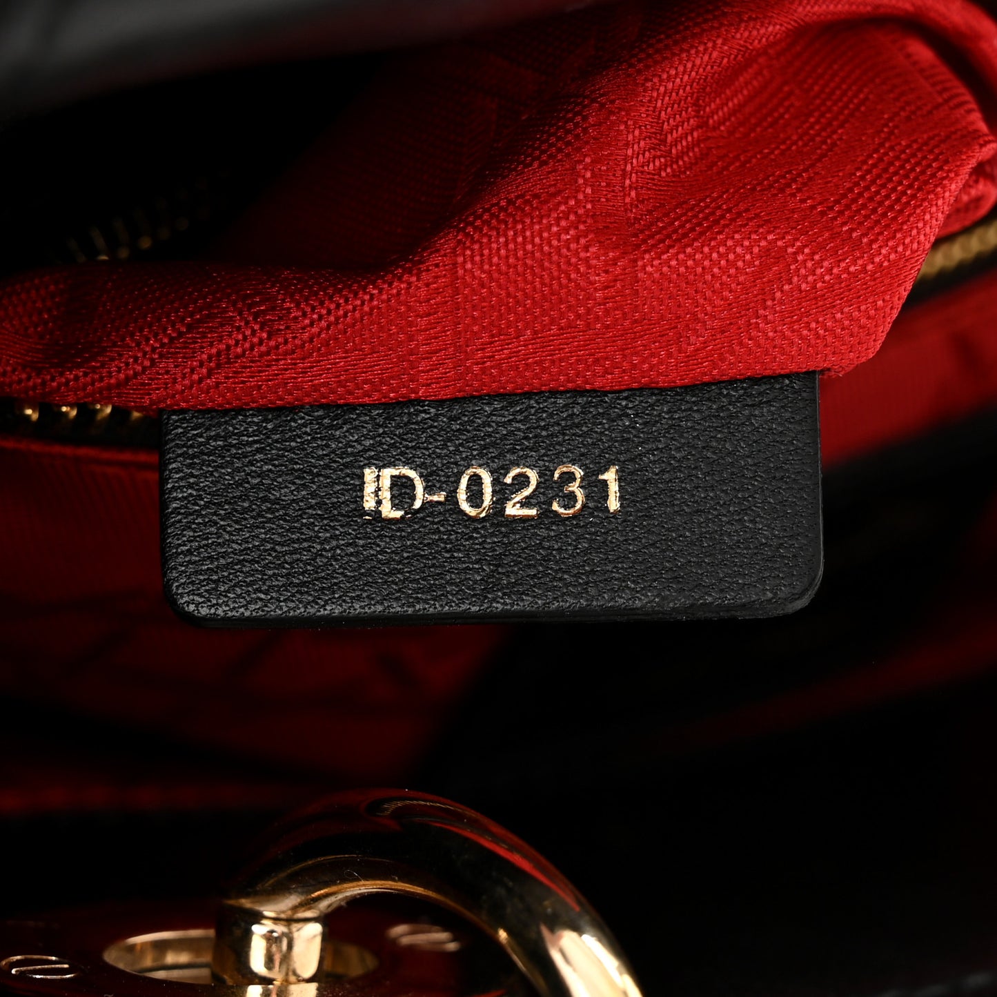 Lambskin Cannage Small My ABCDior Lady Dior Black