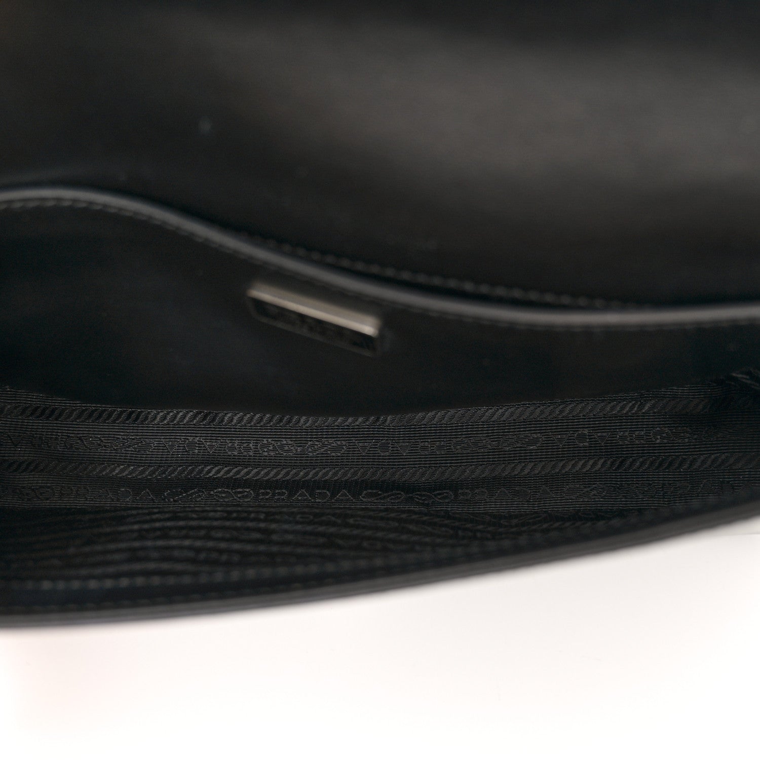 Prada Spazzolato Femme Flap Shoulder Bag Black 5 of 10