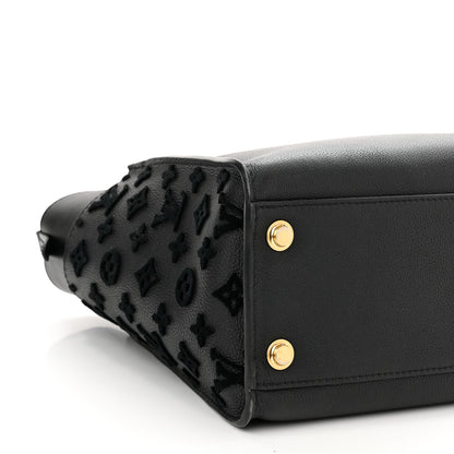 Louis Vuitton Calfskin Monogram Tufting On My Side Black 8 of 14
