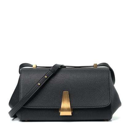 Bottega Veneta Textured Calfskin Small BV Angle Shoulder Bag Black 1 of 5