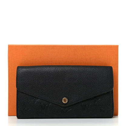 Louis Vuitton Empreinte Sarah Wallet NM Black 9 of 9