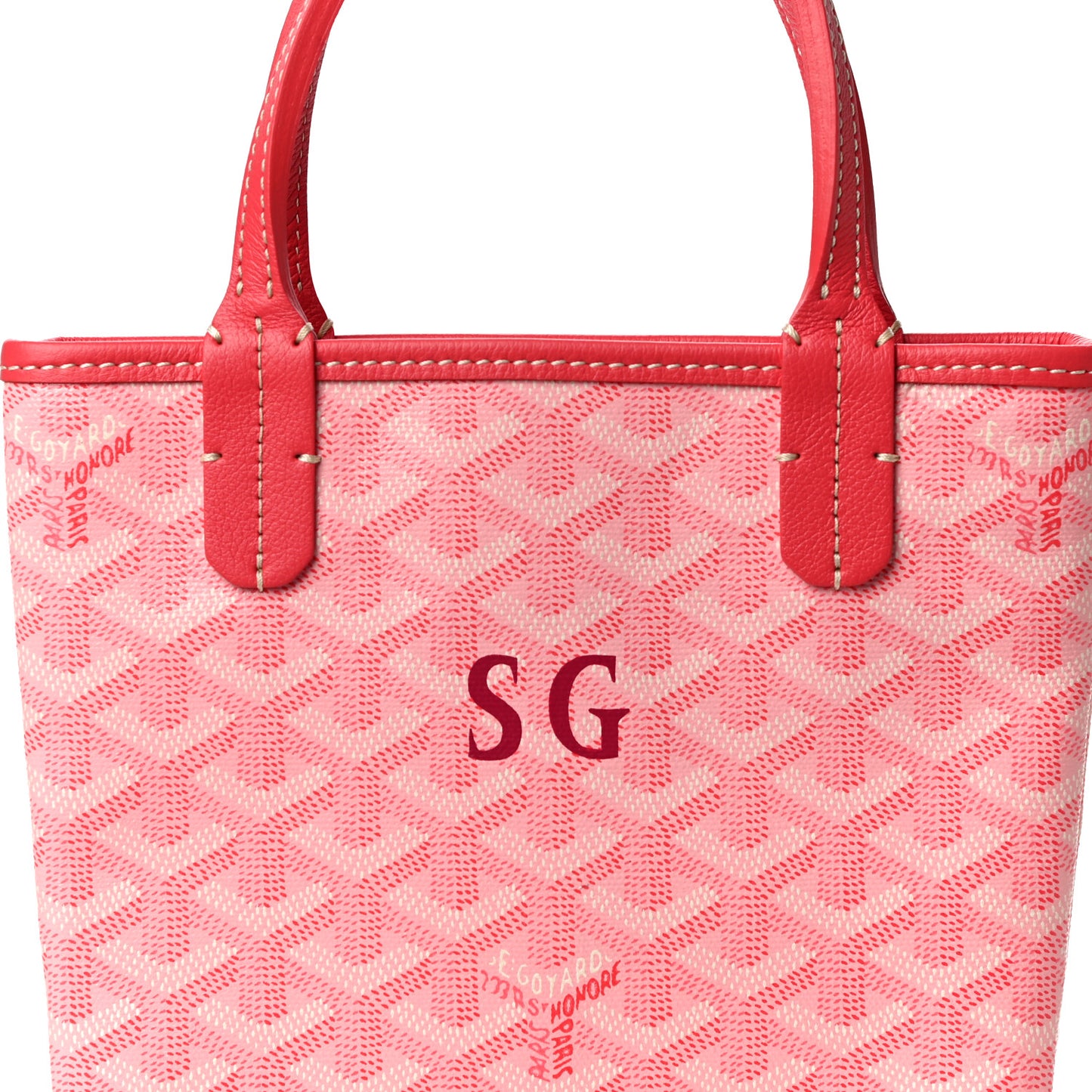 Goyardine Poitiers Tote Pink