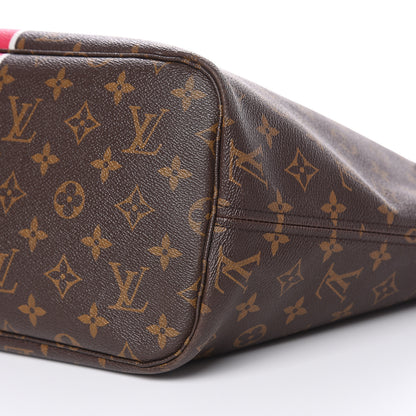 Louis Vuitton Monogram My LV Heritage Neverfull MM Fuchsia White 9 of 18