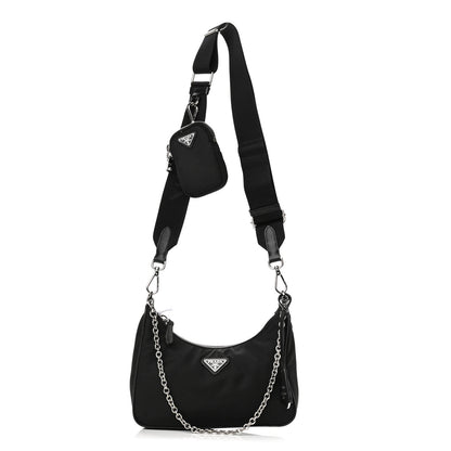 Prada Nylon Re-Edition 2005 Shoulder Bag Black 1 of 10