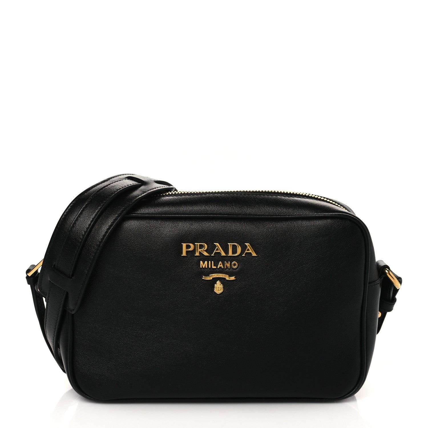 Prada City Calf Camera Bag Black 1 of 9