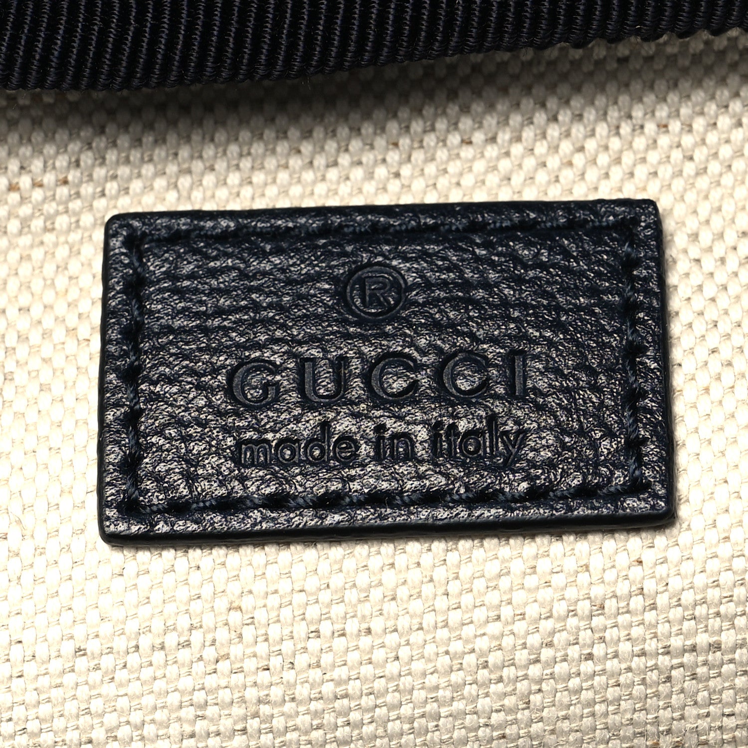 Gucci Textured Dollar Calfskin Web Medium Ophidia Double Buckle Backpack Blue Agata 6 of 11