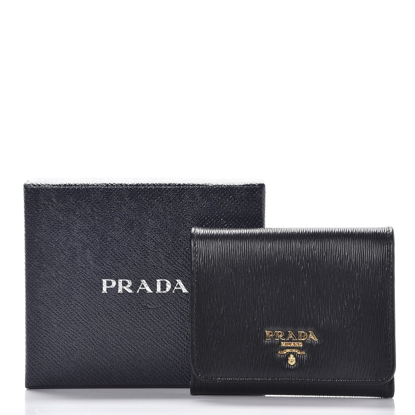 Vitello Move Trifold Wallet Nero Black