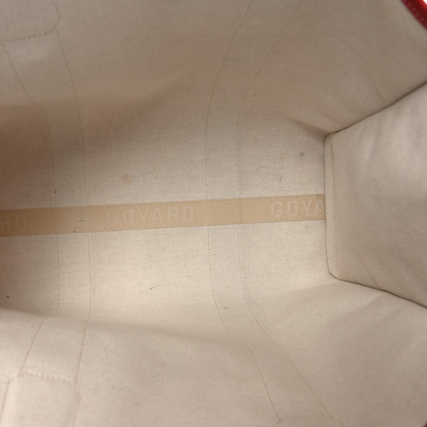 Goyard Goyardine Villette Tote Red 9 of 17