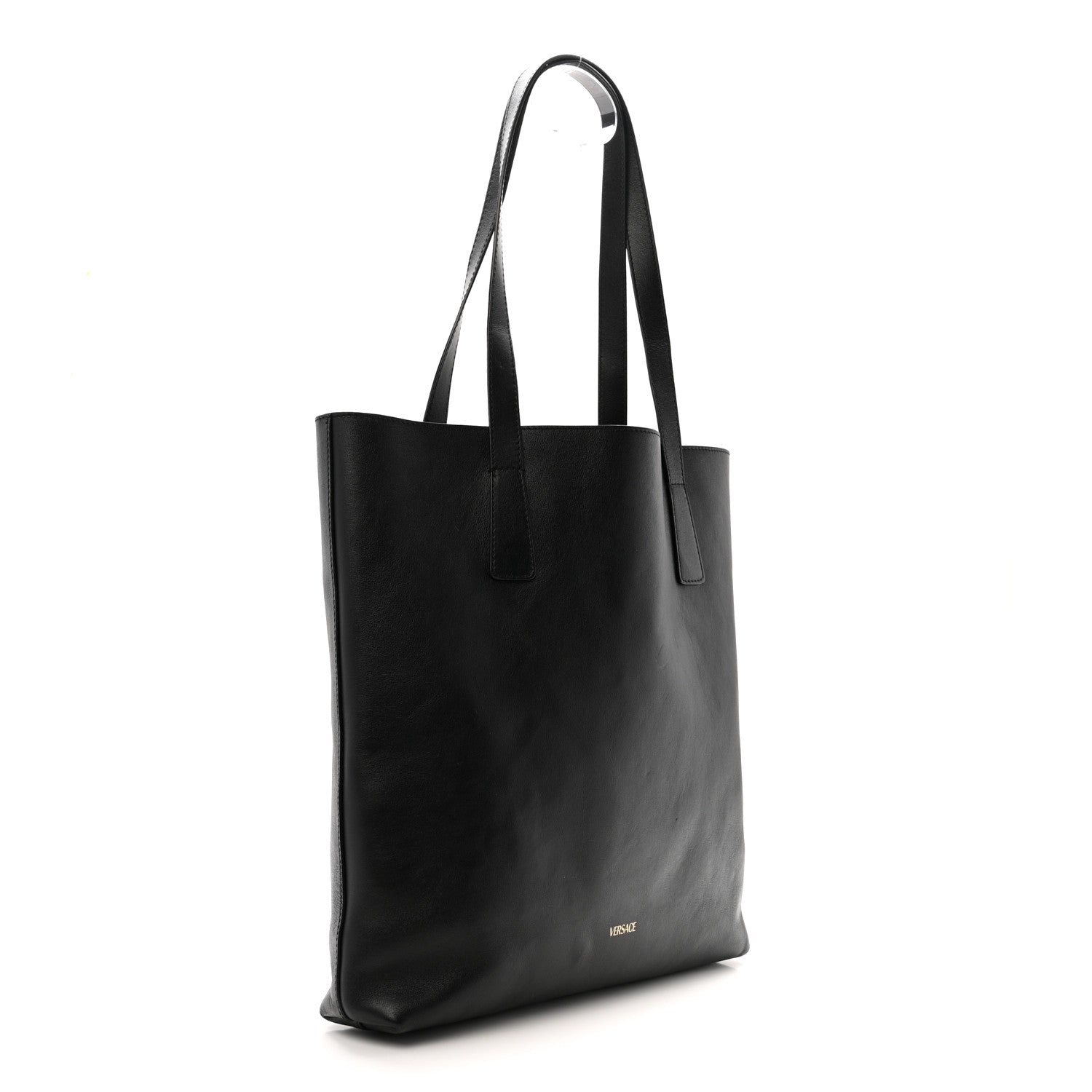 Versace Smooth Calfskin La Medusa Tote Bag Black 3 of 11