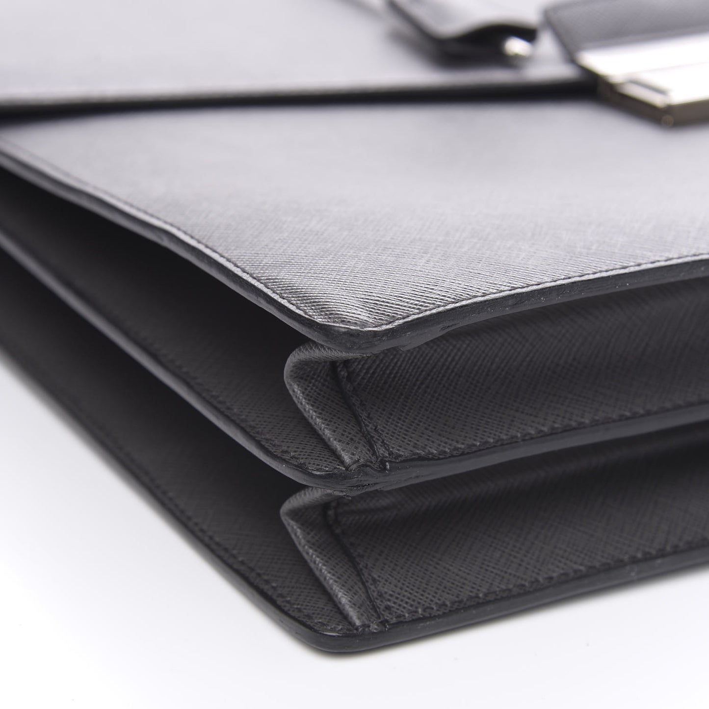 Saffiano Briefcase Marmo