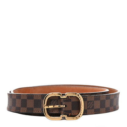 Louis Vuitton Damier Ebene Mini 25mm Belt 80 32 1 of 9