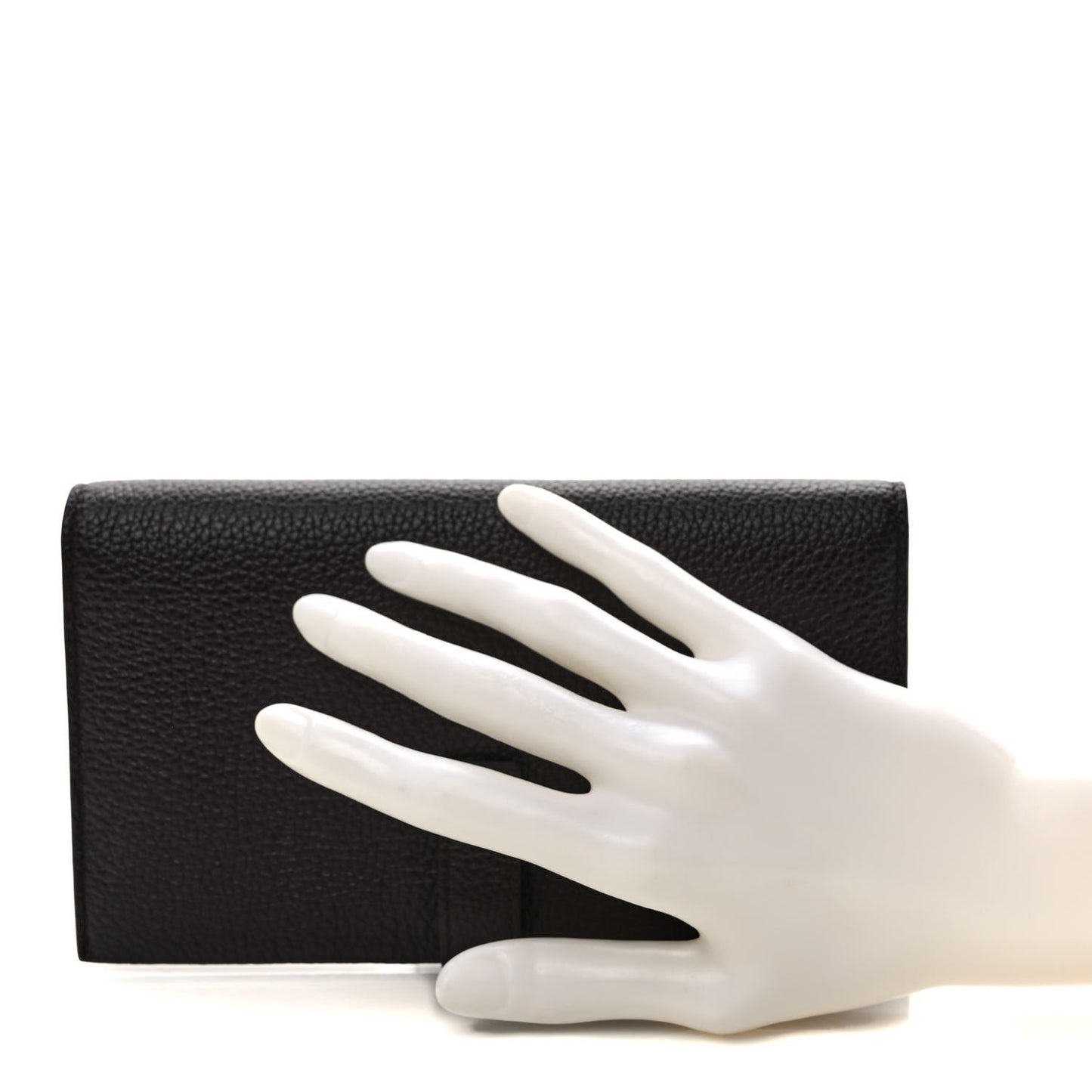 Grained Calfskin Souple Thin Wallet Amaranto