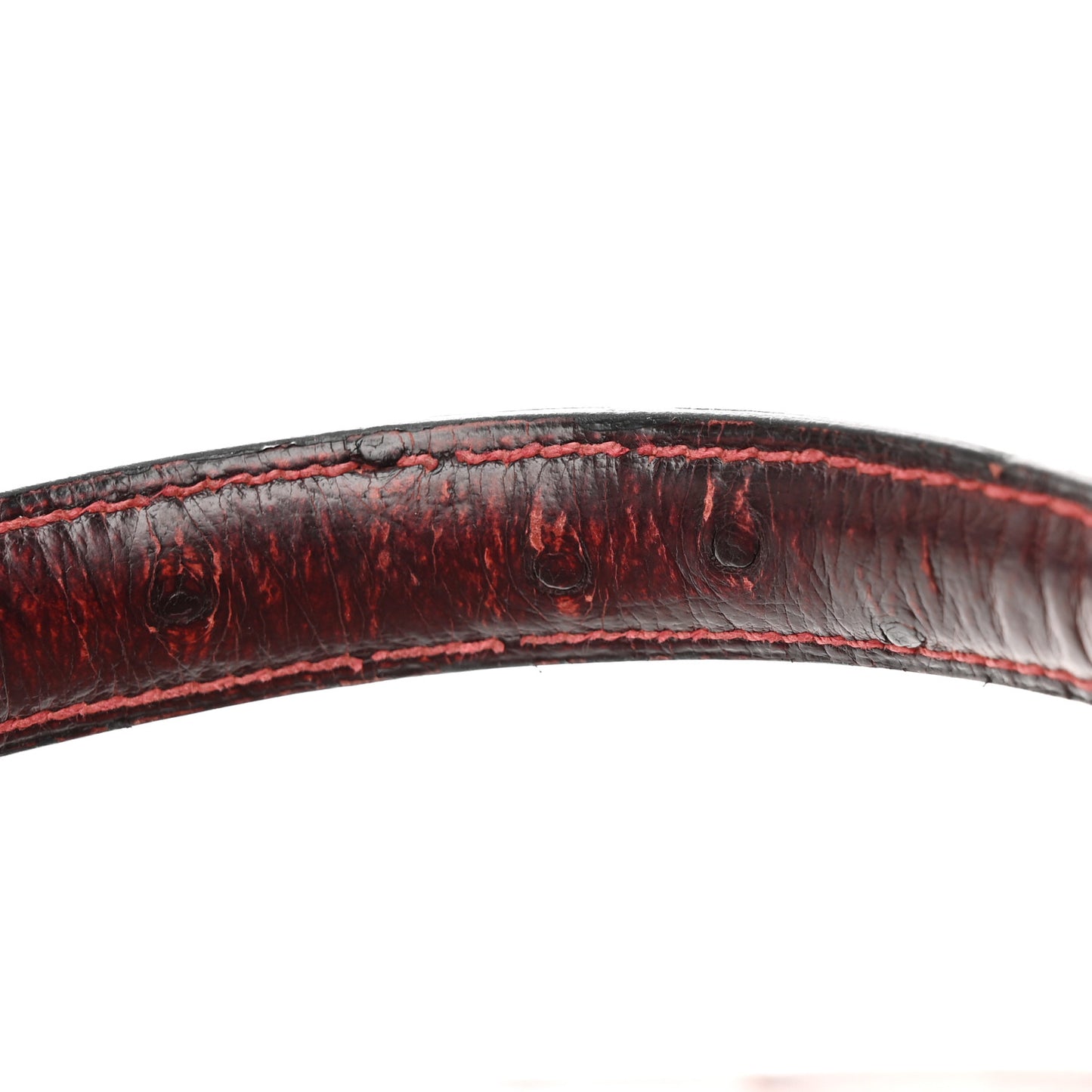 Ostrich Kelly Sellier 28 Rouge H