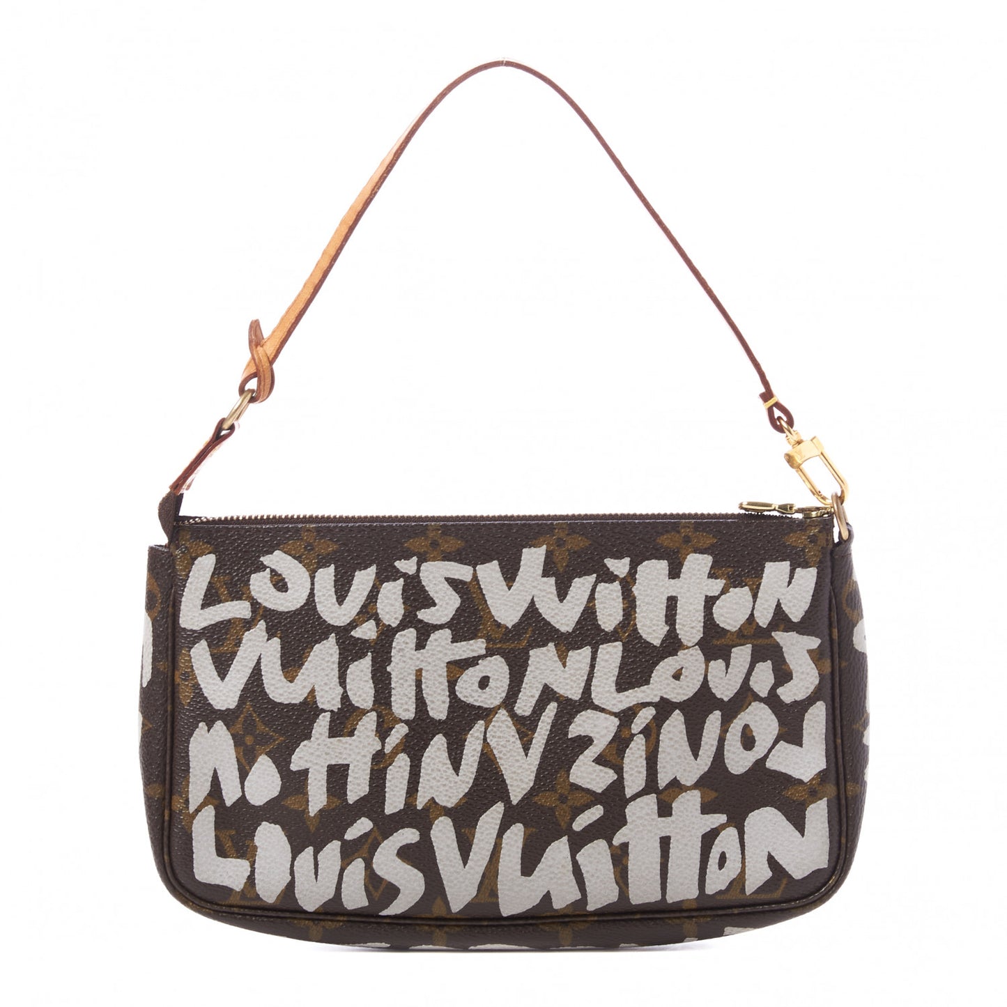 Monogram Graffiti Pochette Accessories Silver