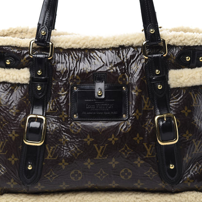 Louis Vuitton Patent Monogram Shearling Sac Thunder 8 of 10