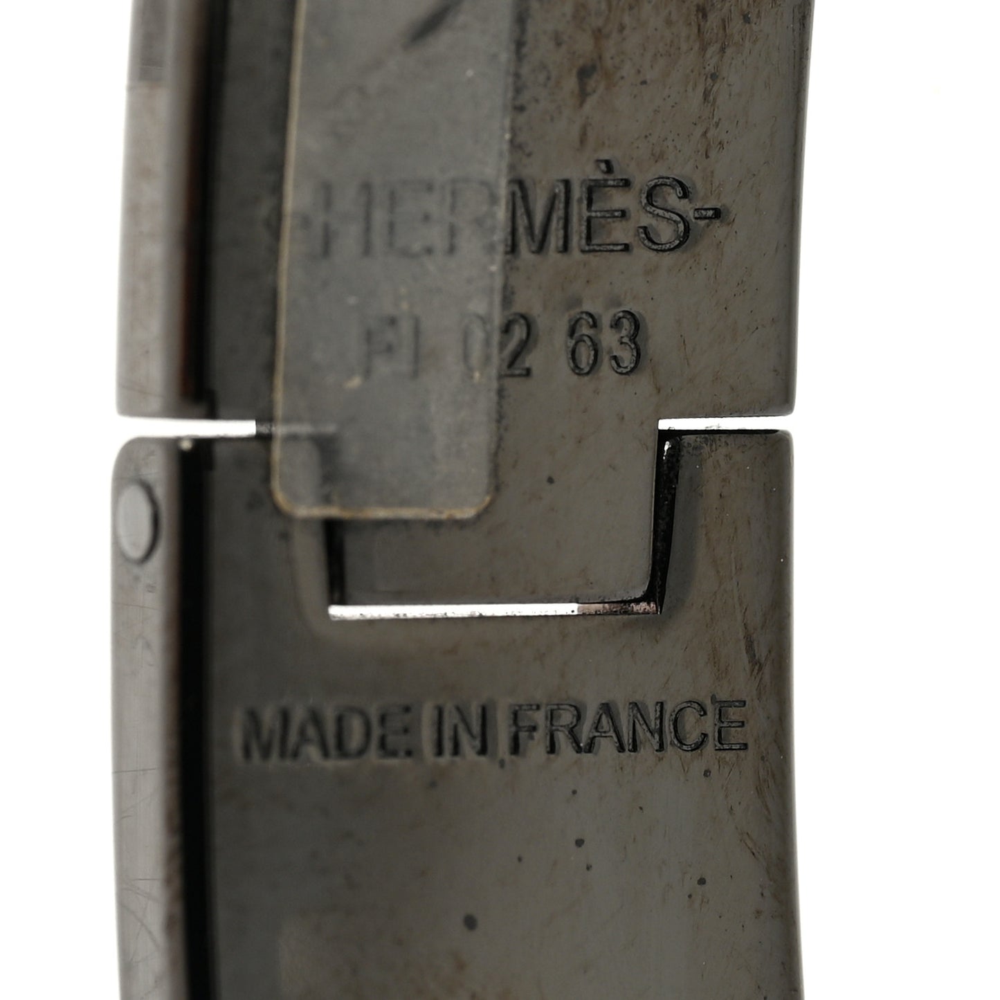 Matte Enamel Narrow Clic Clac HH Bracelet T5 So Black
