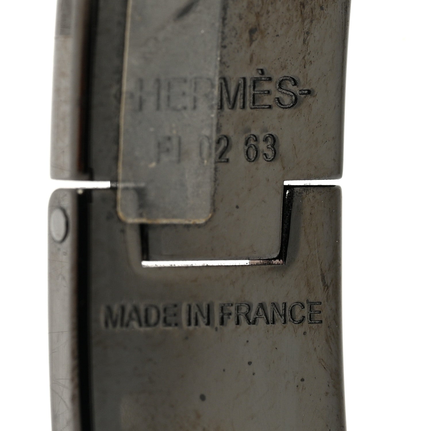 Hermes Matte Enamel Narrow Clic Clac HH Bracelet T5 So Black 4 of 5