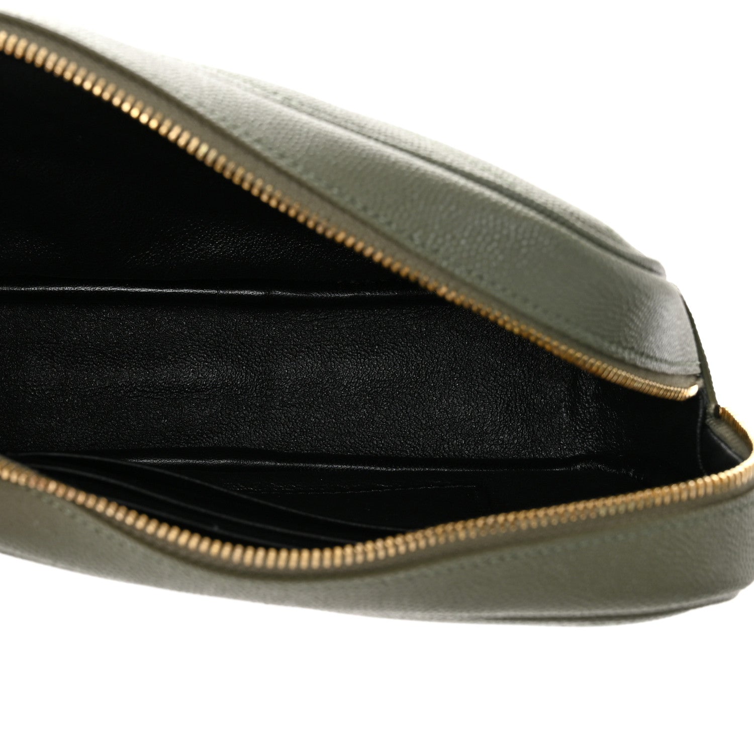 Saint Laurent Grain De Poudre Matelasse Monogram Mini Lou Camera Bag Light Sage 5 of 11