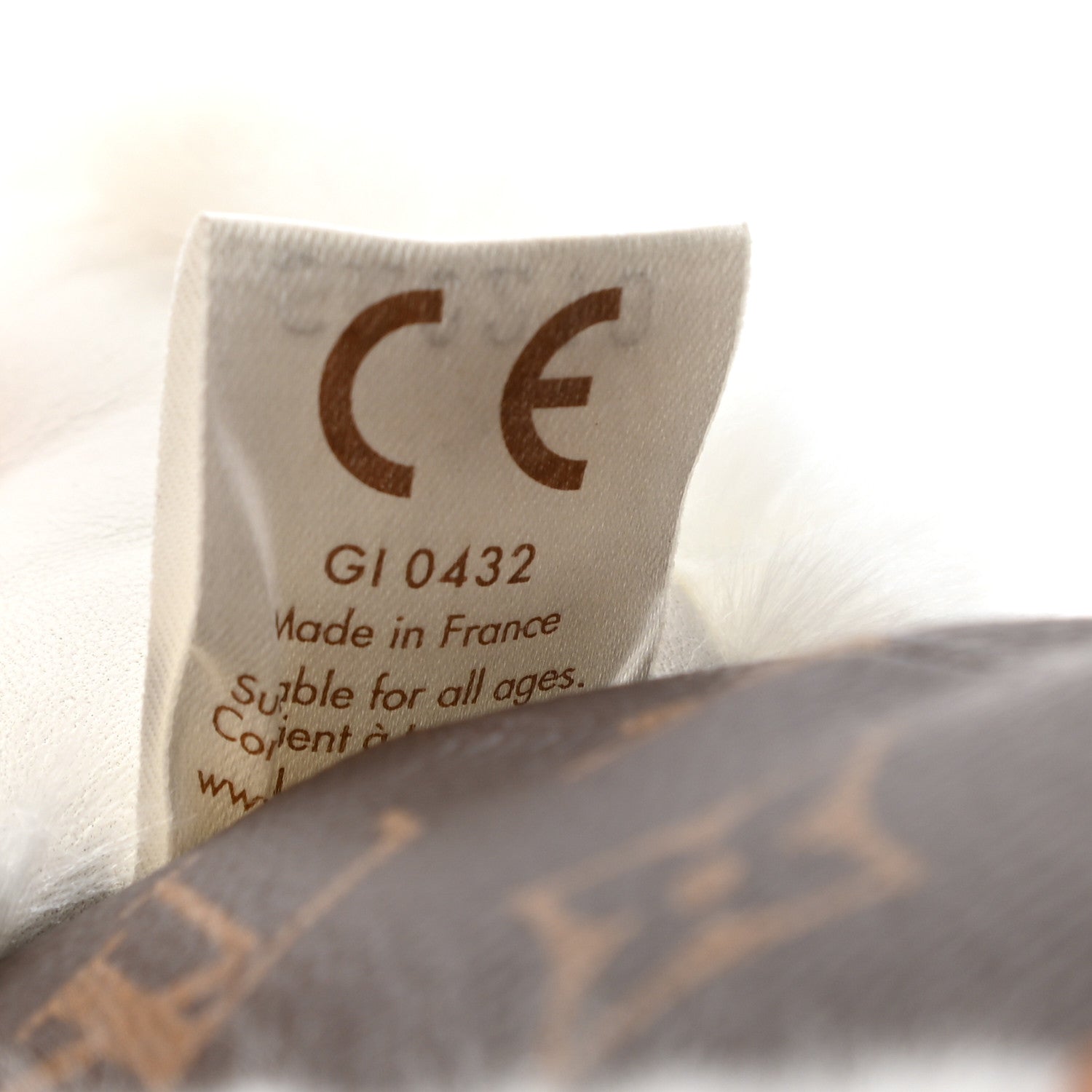 Louis Vuitton Calfskin Monogram Doudou Penguin Ernest Beige 5 of 5