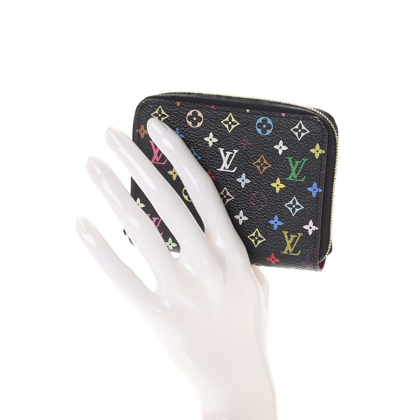 Monogram Multicolor Zippy Coin Purse Black Grenade