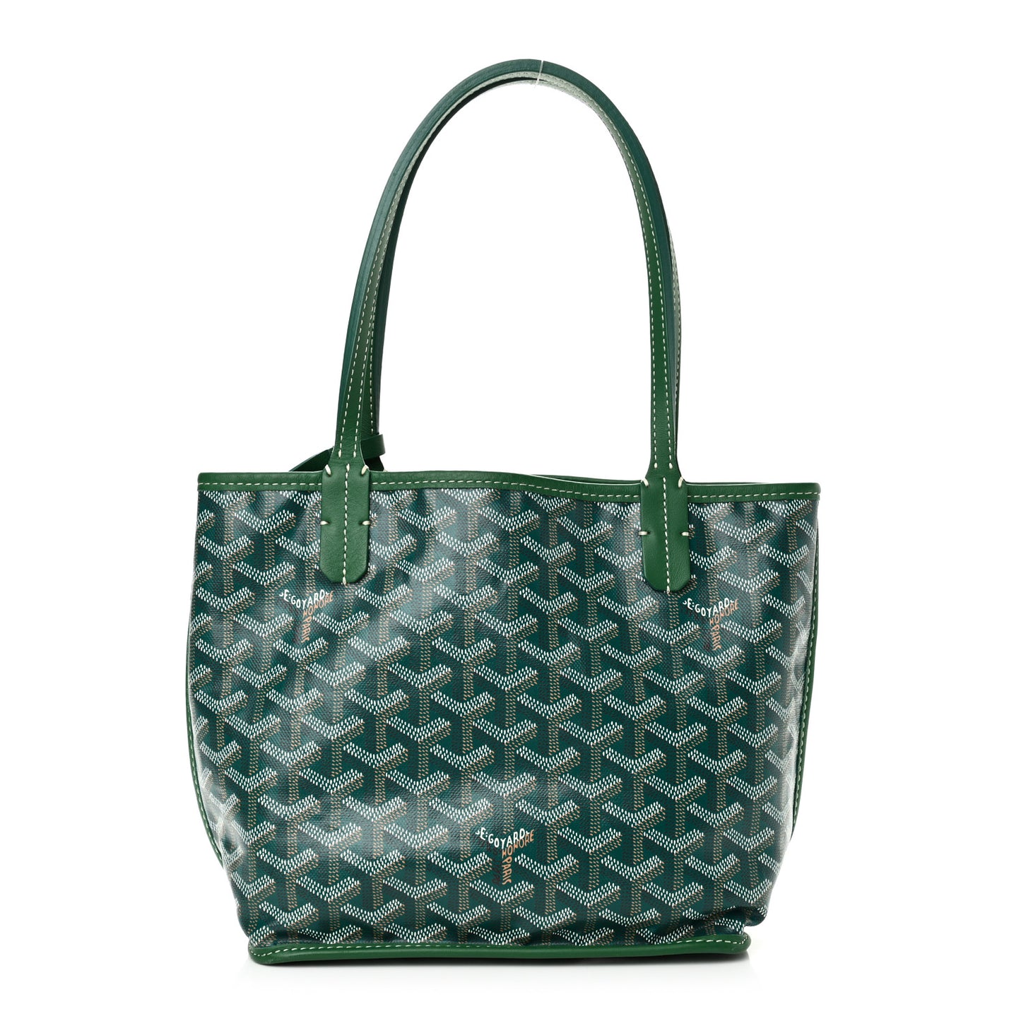 Goyardine Reversible Mini Anjou Green